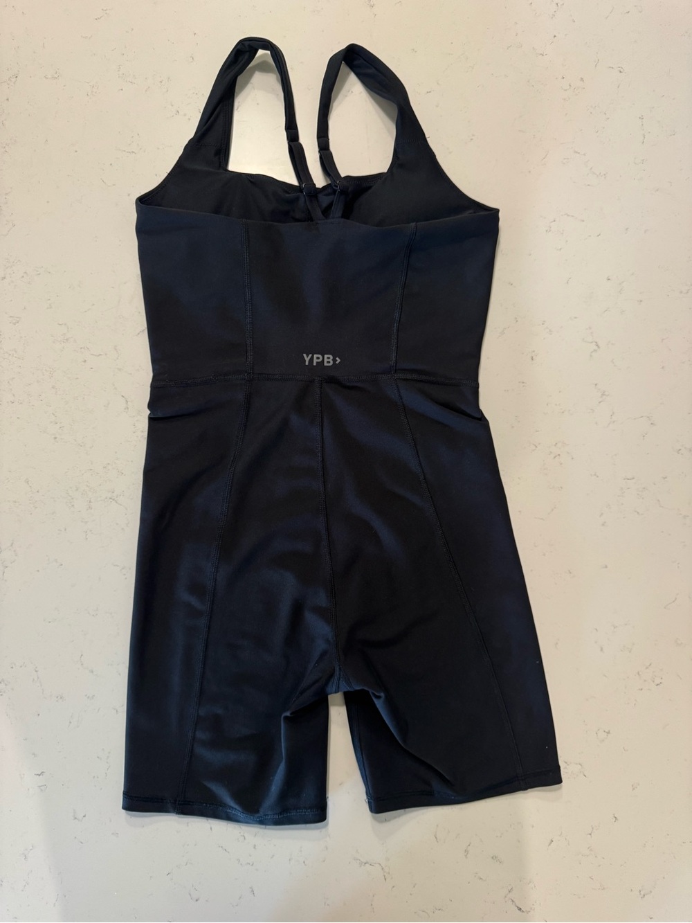 Abercrombie YPB Black Active Romper Biker Shorts Size Small - Picture 6 of 7